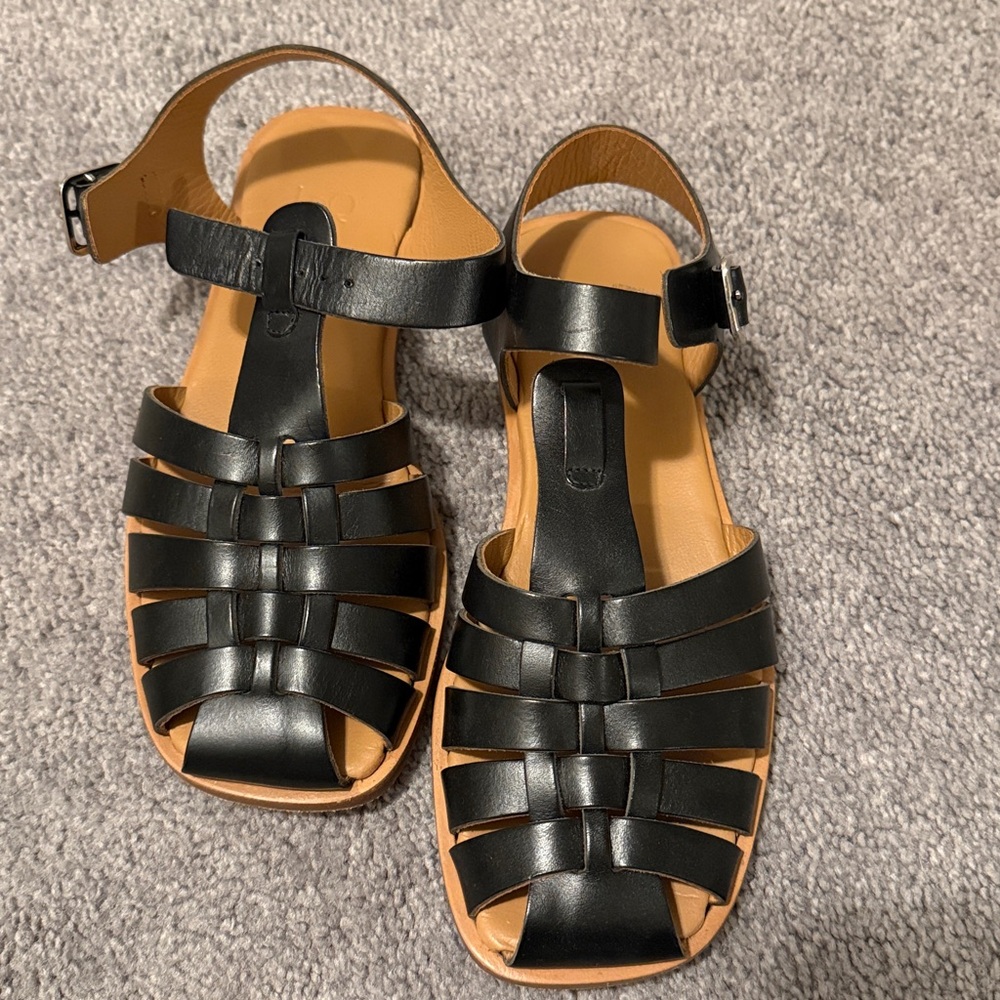 LoQ Rio Fisherman Sandal in Black size 36 - Picture 6 of 12